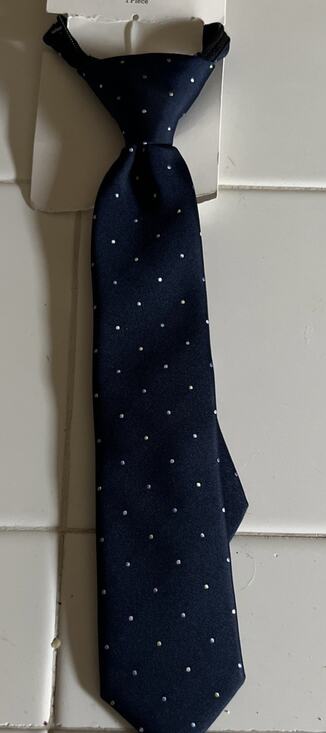 Cat & Jack Other - Cat & Jack Necktie Navy Polka Dot S/M